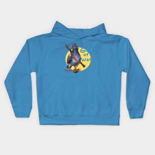 God of war,a dove with a weapon Kids Hoodie